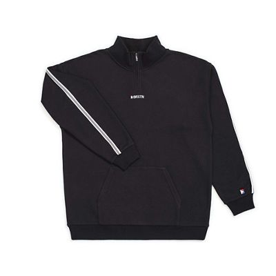 Brixton Mens Stowell 1/2 Zip Fleece Pullover - Medium - Black