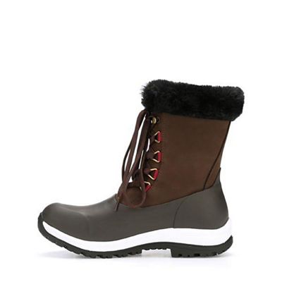 Muck Womens Arctic Apres Lace Grip Boot - 5 - Brown