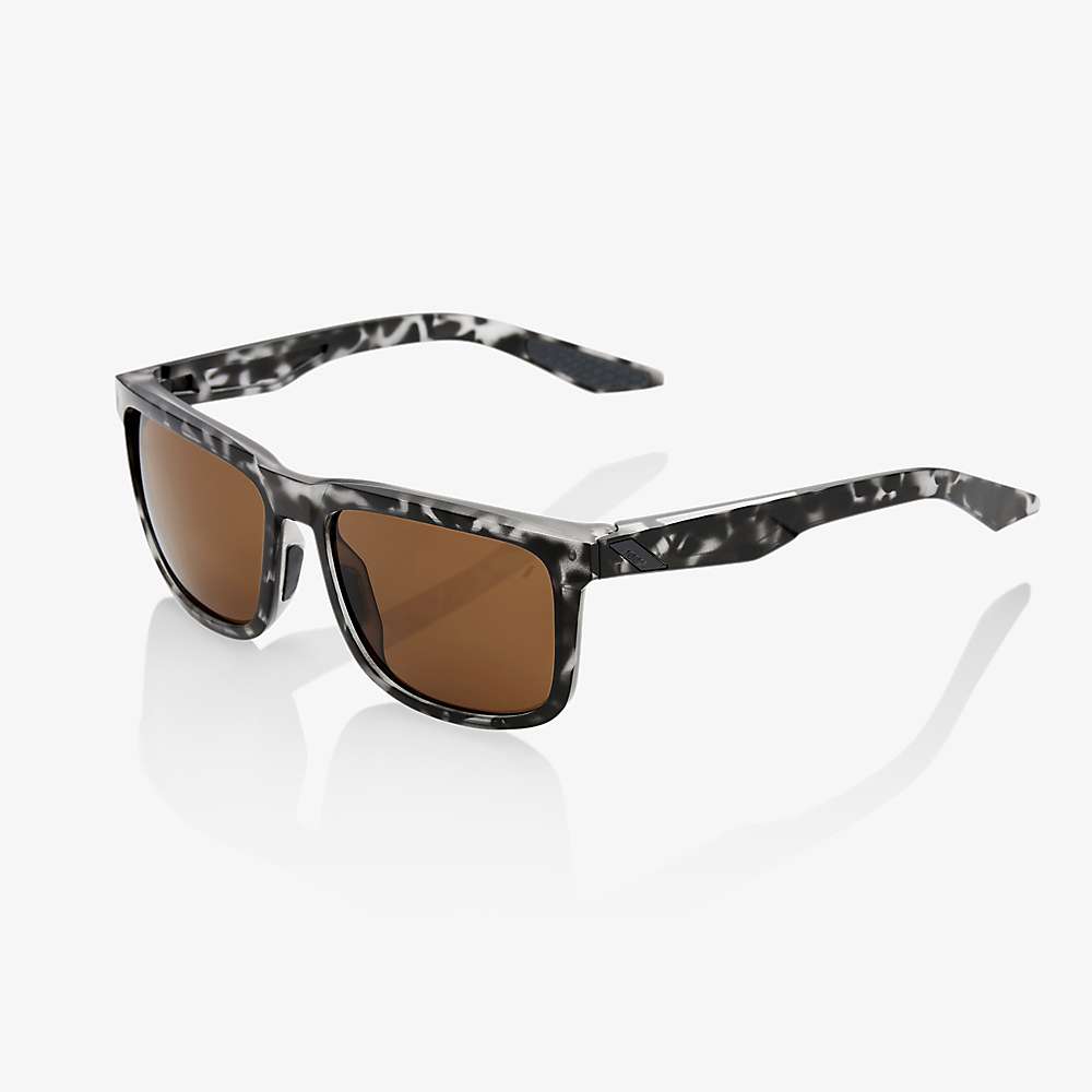 Image of 100% Blake Sunglasses - One Size - Matte Black Havana/Bronze Lens