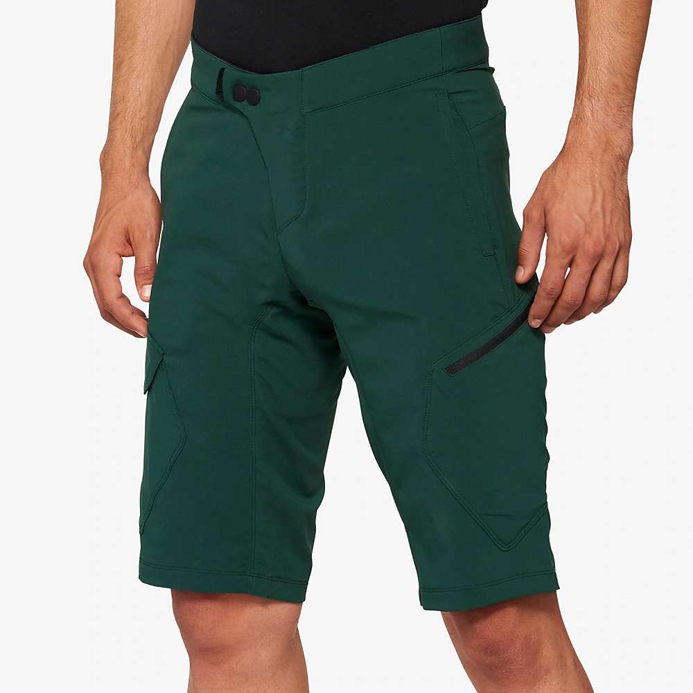 Image of 100% Men's RIDECAMP Short - 32 - Forest Green