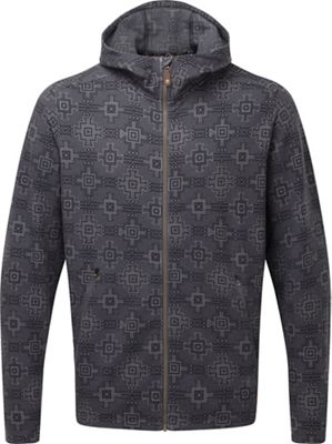 Sherpa Mens Rumtek Hoodie - Small - Kharani Grey Print