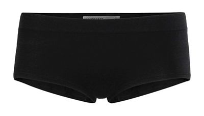 Icebreaker Womens Anatomica Seamless Sport Hipkini - Medium - Black