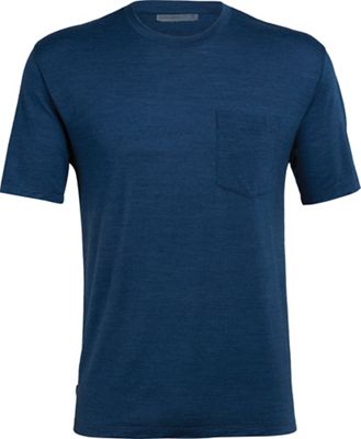 5592301 Icebreaker Mens Nature Dye Drayden SS Pocket Crewe sku 5592301