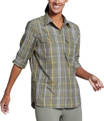Eddie Bauer Travex Women's LS Mountain 2.0 Shirt - Small - Moss product image