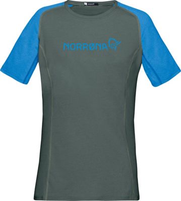 Norrona Womens Fjora Equaliser Lightweight T-Shirt - Large - Castor Grey /