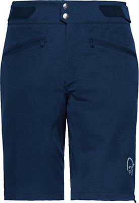 Norrona Womens Fjora Flex1 Lightweight Short - Large - Indigo Night / Driz