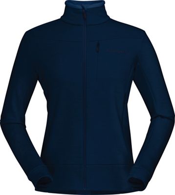 Norrona Womens Falketind Warmwool2 Stretch Jacket - Large - Indigo Night