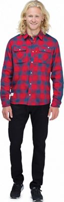 5594658 Norrona Mens Svalbard Flannel Shirt - Small - Rooi sku 5594658
