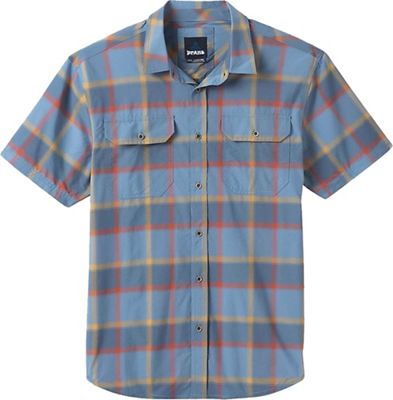 Prana Men's Cayman Plaid Shirt - Small - Nickel product image