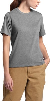 The North Face Women's Marina Luxe SS Top - Small - TNF Medium Grey Heather product image