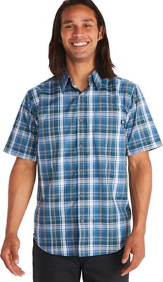 Marmot Men's Lykken SS Shirt - Small - Varsity Blue product image
