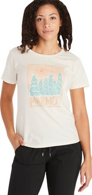 Marmot Women's Woodblock SS Tee - XS - Turtledove Heather product image