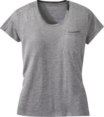 Outdoor Research Women's Chain Reaction Tee - Large - Light Pewter Heather product image