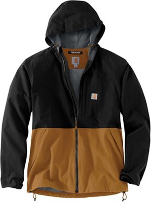 Carhartt Men's Storm Defender Midweight Hooded Jacket - XXL Regular - Black / Carhartt Brown product image