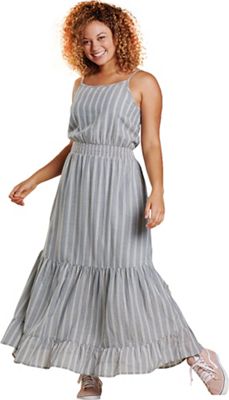 Toad & Co Women's Airbrush Maxi Dress - Medium - High Tide Uneven Stripe product image