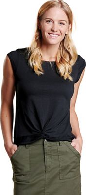 Toad & Co Women's Anza SS Shirt - Large - Black product image