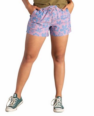 Toad & Co Women's Boundless 4 Inch Short - Small - Faded Lilac Aloha Print product image