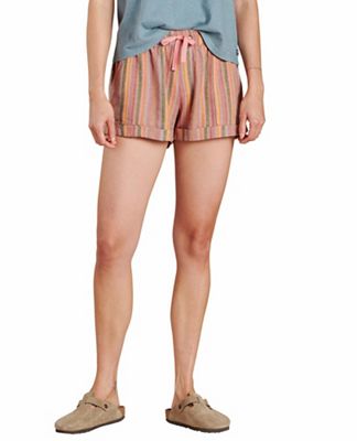Toad & Co Women's Taj Hemp 3 Inch Short - Small - Rockrose Stripe product image