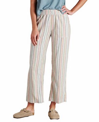 Toad & Co Women's Taj Hemp Pant - Large - Salt Stripe product image