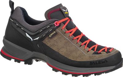 Salewa Women's MTN Trainer 2 GTX Shoe - 6 - Driftwood/Fluo Coral product image