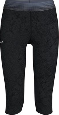 Salewa Women's Pedroc Dry 3/4 Tights - Large - Black Out product image