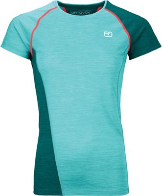 Ortovox Women's 120 Cool Tec Fast Upward T-Shirt - Large - Ice Waterfall Blend product image
