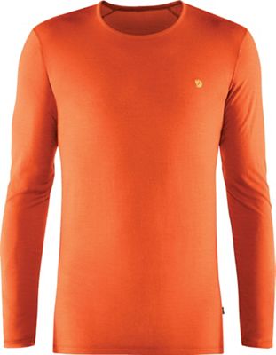 Fjallraven Men's Bergtagen Thinwool LS T-Shirt - Small - Hokkaido Orange product image