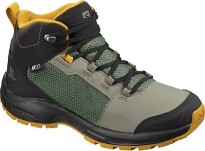 UPC 193128200992 product image for Salomon Juniors' Outward CS Waterproof Shoe - 1 - Castor Gray/Black/Arrowwood | upcitemdb.com