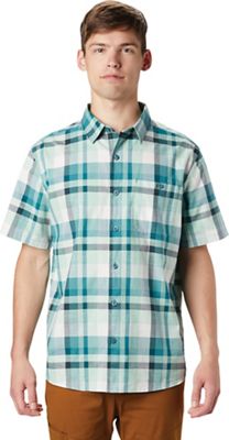 Mountain Hardwear Men's Big Cottonwood SS Shirt - Small - Washed Turq product image