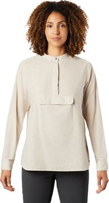 Mountain Hardwear Women's Camp Oasis LS Shirt - XS - Light Dunes product image
