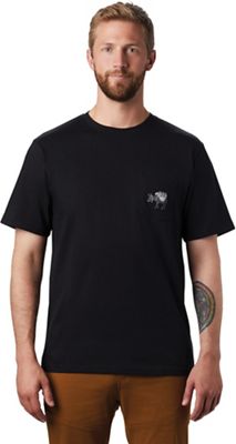 Mountain Hardwear Men's Hotel Basecamp SS Pocket Tee - XS - Black product image