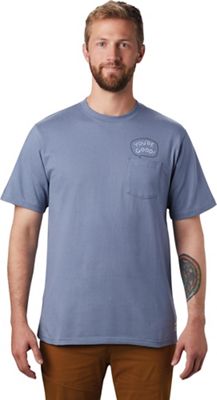 Mountain Hardwear Men's MHW/Marrow SS Pocket Tee - Medium - Light Zinc product image