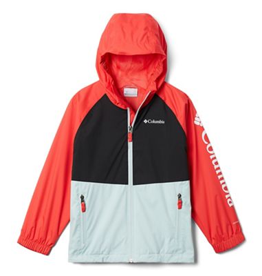 Columbia Youth Dalby Springs Jacket - XL - Icy Morn / Black / Red Hibiscus product image