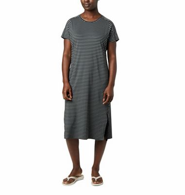 Columbia Women's Firwood Camp Tee Dress - Medium - Black Medium Stripe product image