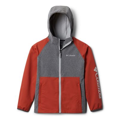 Columbia Boys' Rocky Range Softshell Jacket - XL - Shark/Carnelian Red product image