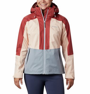 Columbia Women's Windgates Jacket - Small - Tradewinds Grey/Peach Cloud/Dusty Crim product image