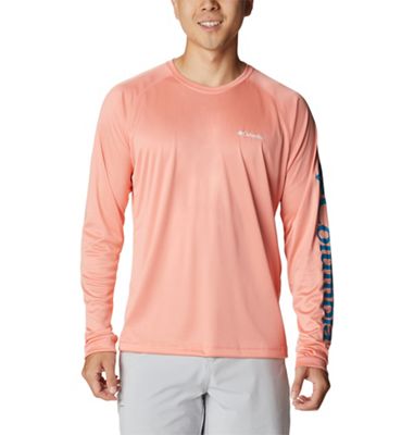 Columbia Men's Fork Stream LS Shirt - Medium - Coral Reef product image