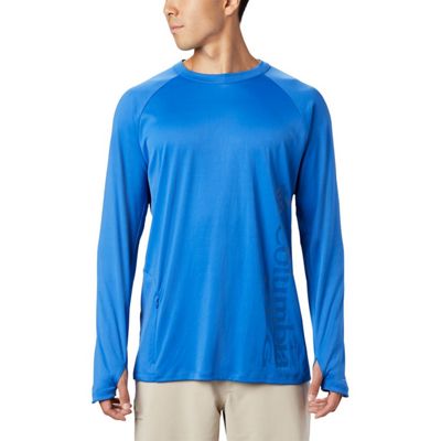 Columbia Men's PFG Buoy Knit LS Shirt - XL - Vivid Blue product image