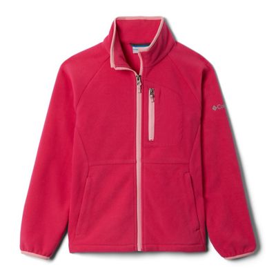 Columbia Youth Fast Trek II Fleece Full Zip Jacket - XL - Cactus Pink / Pink Orchid product image