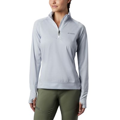Columbia Women's Irico Half Zip Top - Small - White / Cirrus Grey product image