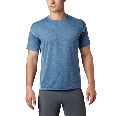 Columbia Men's Irico Knit SS Crew Top - Small - Sky Blue product image