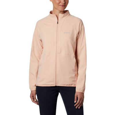 Columbia Women's Bryce Peak Perforated Full Zip Jacket - Small - Peach Cloud product image