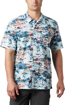 Columbia Men's Trollers Best SS Shirt - Small - Beach Billfish Bbq Print product image