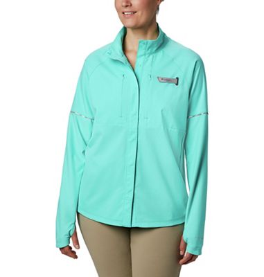 Columbia Women's Ultimate Catch Zero LS Hybrid Top - Medium - Dolphin product image