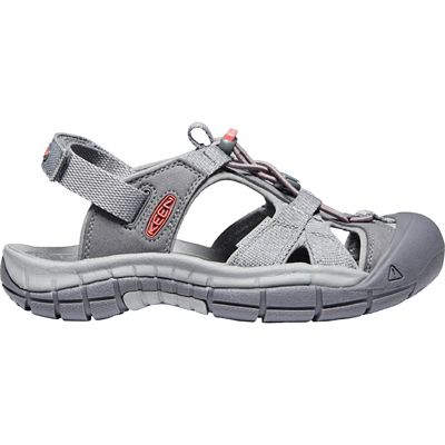 KEEN Women's Ravine H2 Breathable Sandals and Water Shoes - 7 - Steel Grey / Coral product image