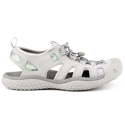 KEEN Women's SOLR Performance Quick Dry Non Slip Water Sandals - 7 - Light Grey / Ocean Wave product image