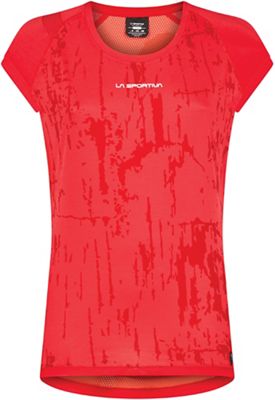 La Sportiva Women's Core T-Shirt - Medium - Hibiscus / Flamingo product image