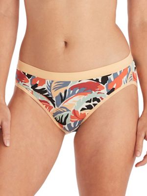 ExOfficio Women's Give-N-Go Sport 2.0 Bikini Brief - XS - Island Life / Sweet Apricot product image