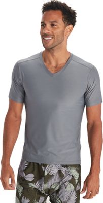 ExOfficio Mens Give-N-Go 2.0 V-Neck Shirt - Medium - Steel Onyx