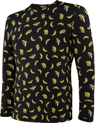 SAXX Men's Sleepwalker LS TEE - Medium - Black Banana Rama product image